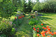 Haus Bergfried an der Ostseeküste mit parkähnlichem Garten