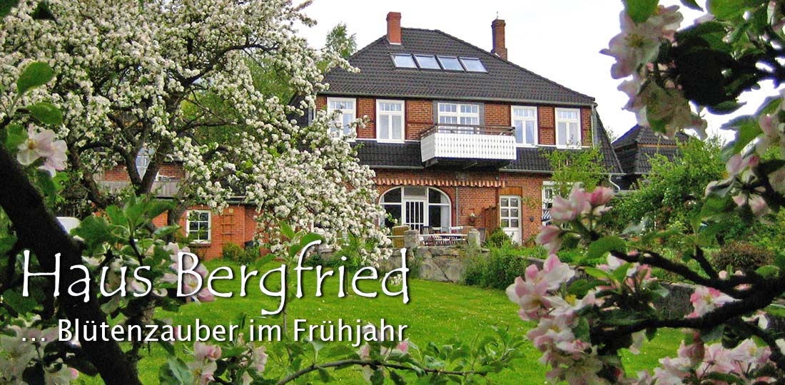 Haus Bergfried - Blütenzauber im Frühjahr