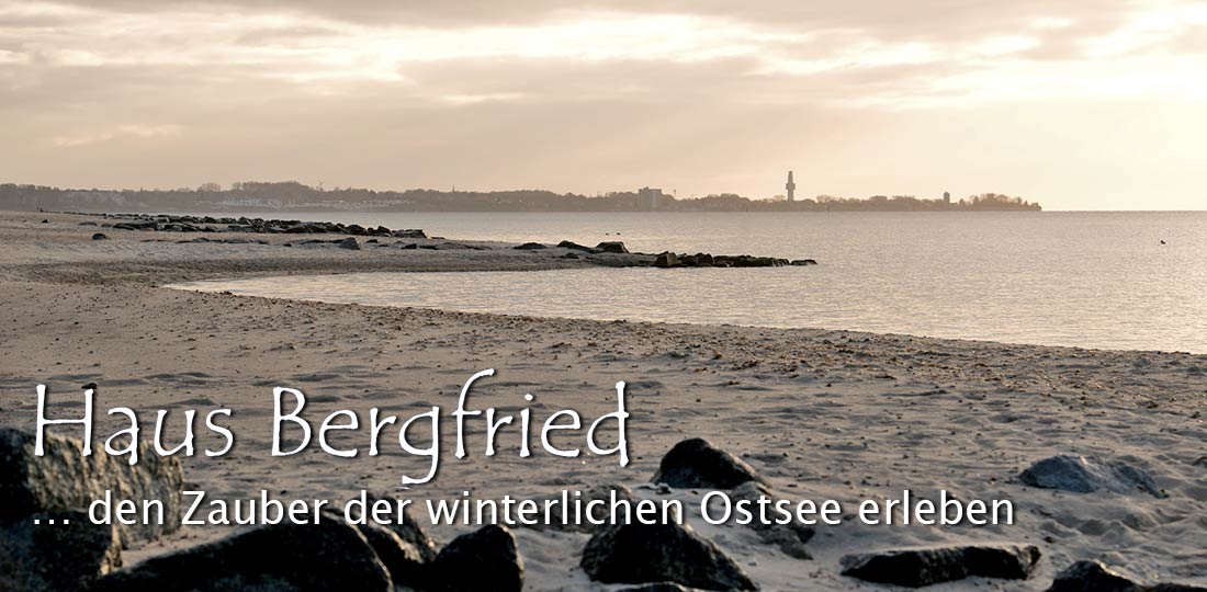 Bei Strandspaziergängen im Herbst und Winter frische Ostseeluft tanken.
