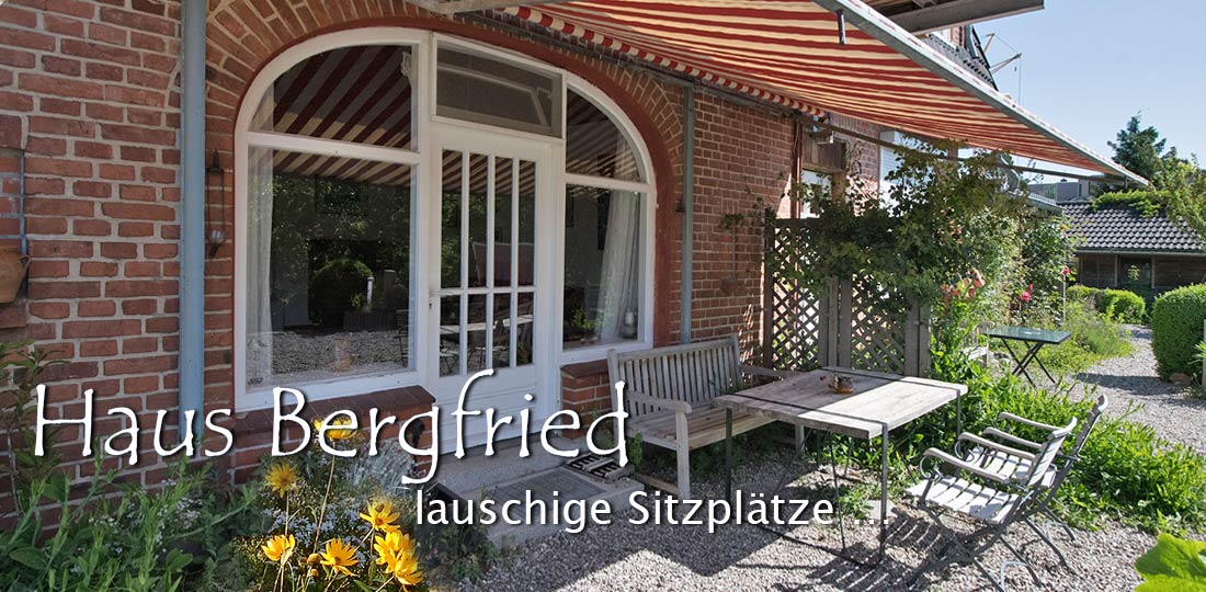 Haus Bergfried an der Ostsee mit parkähnlichem Garten